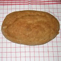 Upečený chlieb na utierke