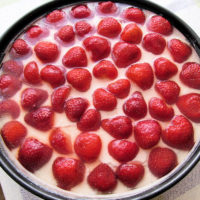 Jahodová torta so želé