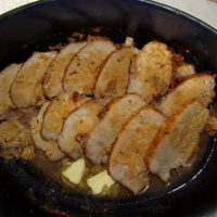 Nakrájané Normandi na pekáči