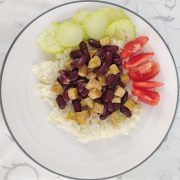Tofu syr s fazuľou Jedlá bez mäsa