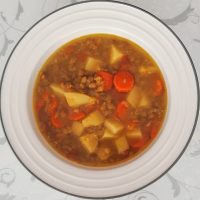 Voňavá šošovicová polievka