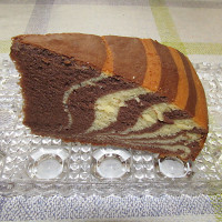 Zebra koláč